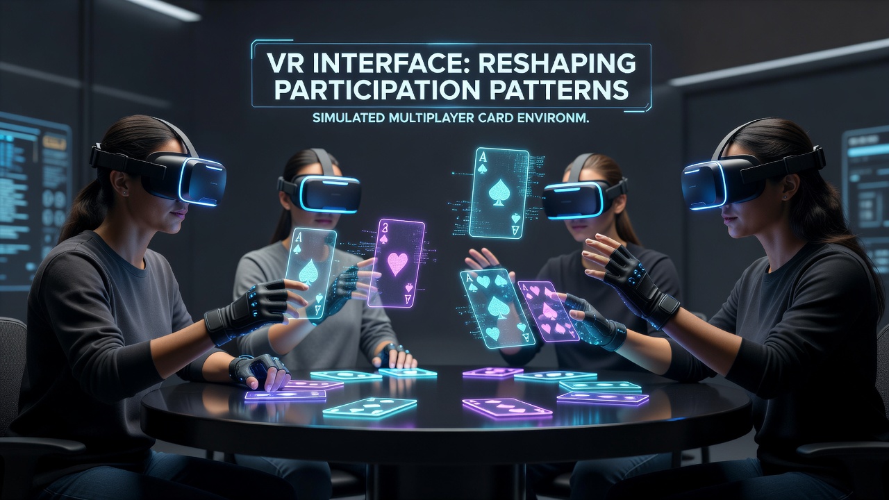 Detailed view of adaptive reward cycle interface displaying real-time player statistics and incentive adjustments during a VR card game session