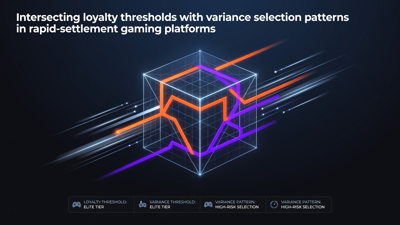 Illustration of loyalty program tiers intersecting with slot variance charts on a digital gaming dashboard