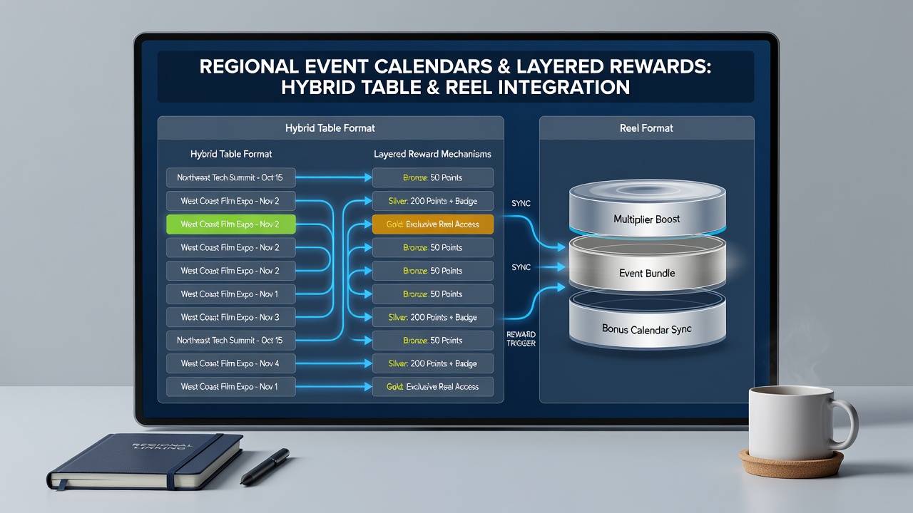 Hybrid table and reel gaming interfaces with layered rewards and settlement options