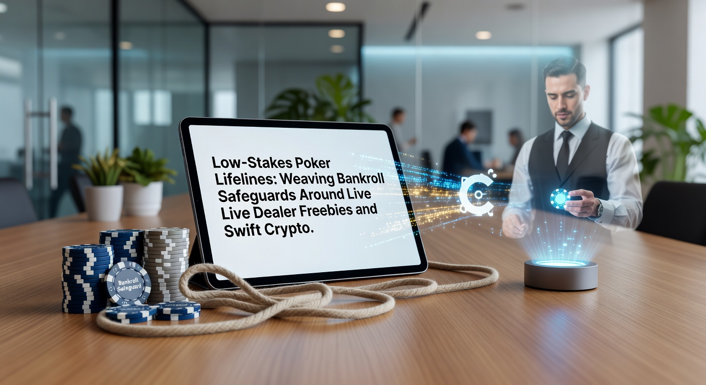 Crypto wallet interface showing instant transfers to a live poker platform with bankroll charts