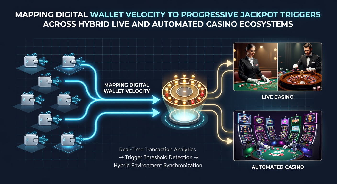Live dealer tables and automated progressive slots sharing digital wallet data streams