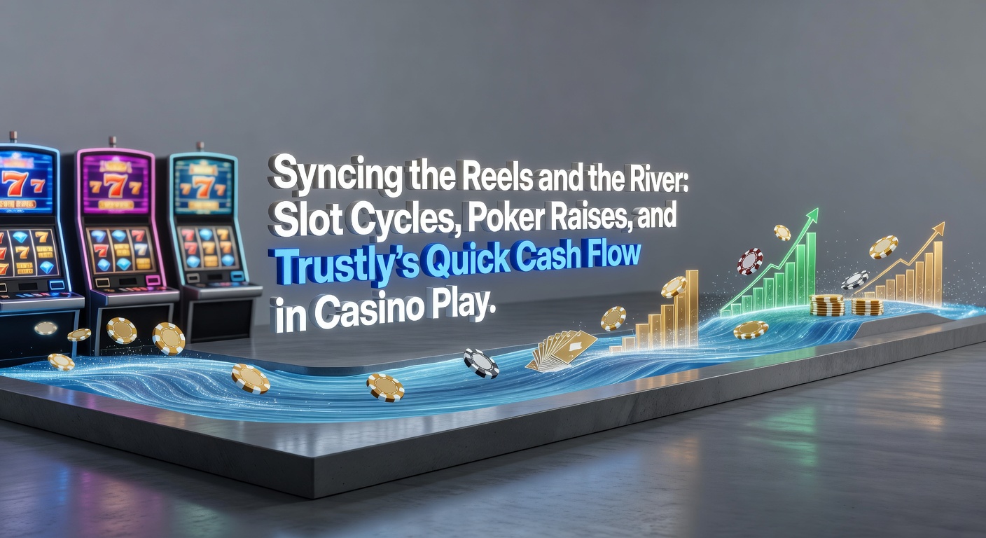 Vibrant casino floor showing slot machines flashing reels alongside poker tables buzzing with action, highlighting the blend of digital spins and live card play
