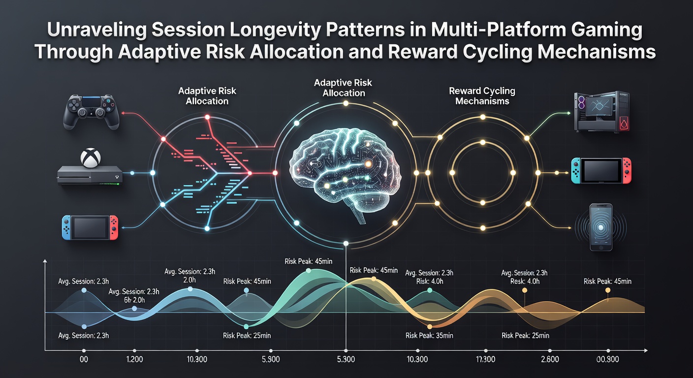 Visual representation of multi-platform gaming session data patterns across devices